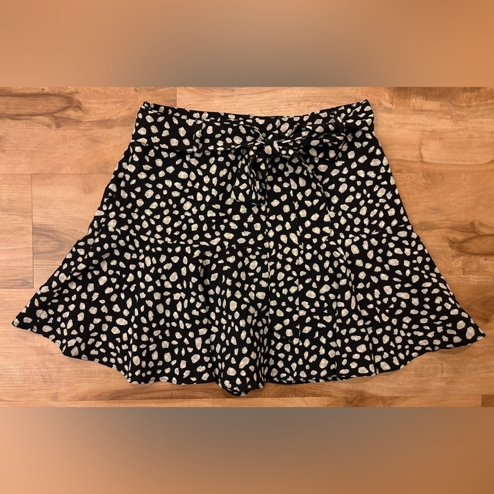 kith & kin spotted skirt with belt tie - Size M